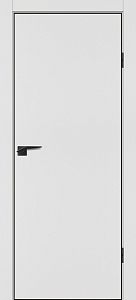 Товар Межкомнатная дверь P-1 кромка ABS черная c 4-х ст. Белый матовый